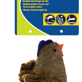 Feathered Kitty Wobbler bruin