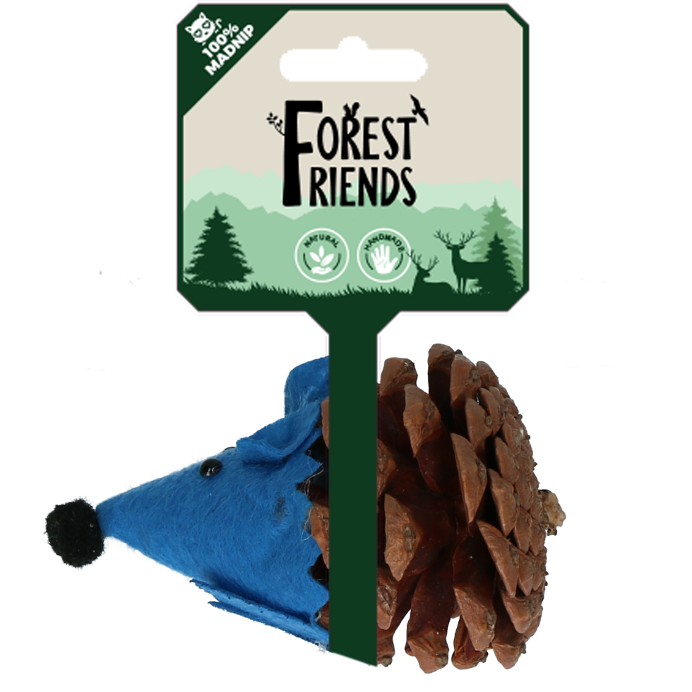 Forest Friends speelgoed blauw muisje