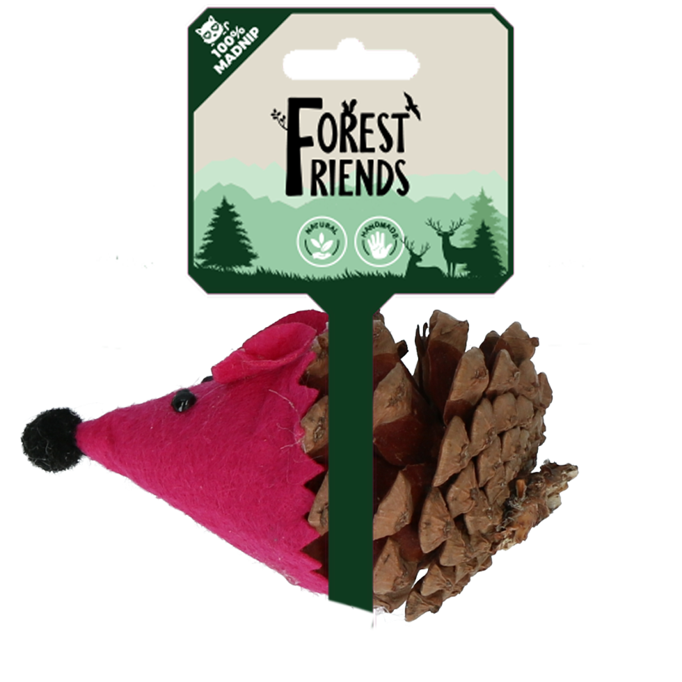 Forest Friends speelgoed roze muis