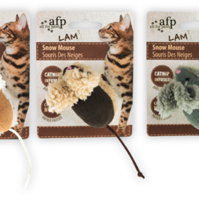 AFP Lambswool-Snow Mouse Catnip