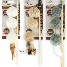 AFP Lambswool-Lamb Kebab Wand Catnip