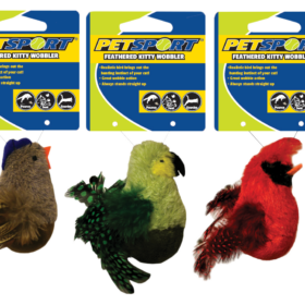 Feathered Kitty Wobbler groen