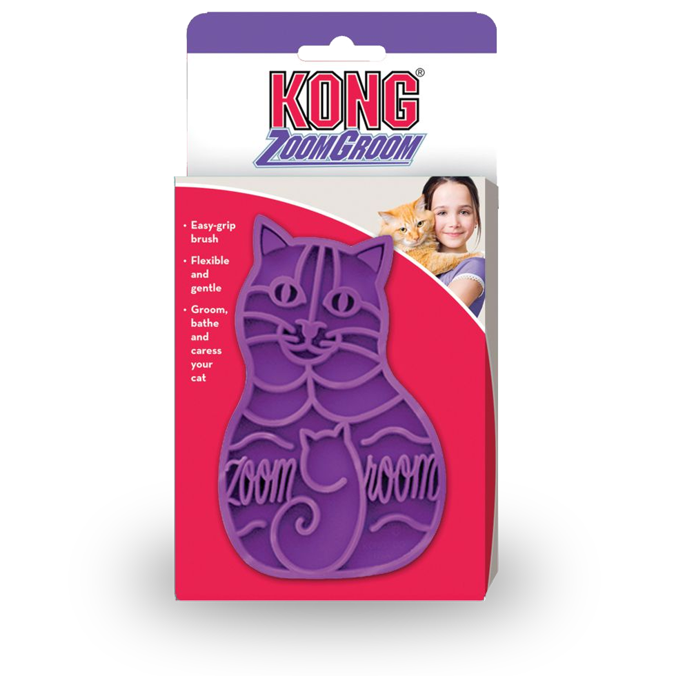 KONG Kat ZoomGroom borstel Maseren en verzorgen