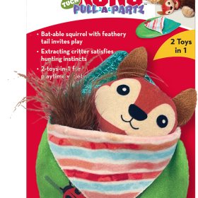 KONG speelgoed eenkhoorn - 2 toys in 1