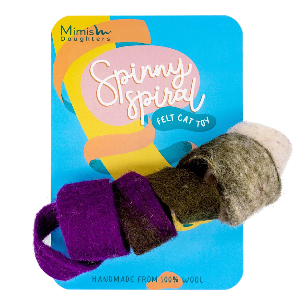 Mimis Daughters paars speelgoed spinny spiral