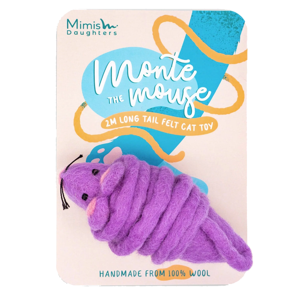 Mimis Daughters paars speelgoed monte de muis + 2m