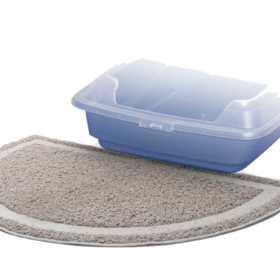 Houd de omgeving van je kattenbak schoon met de Kattenbakmat 60x36cm. Reinigt de poten van je kat en voorkomt verspreiding van vuil in huis. Bestel nu!