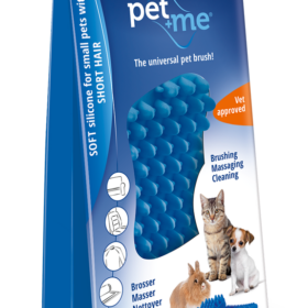Katten reiniging en massage borstel Blauw
