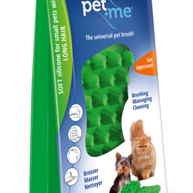 Katten reiniging en massage borstel Groen