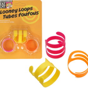 FatCat Looney Loops Foufous buisjes (veelkleurig) 3st