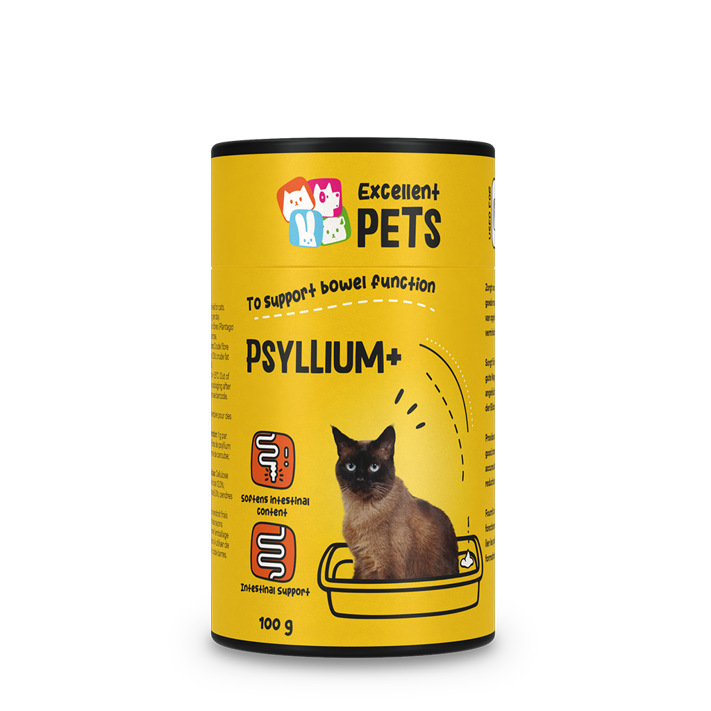 Kat Psyllium+ voorkoming van haarballen