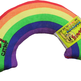 Yeowww speelgoed regenboog - 100% gevuld met catnip