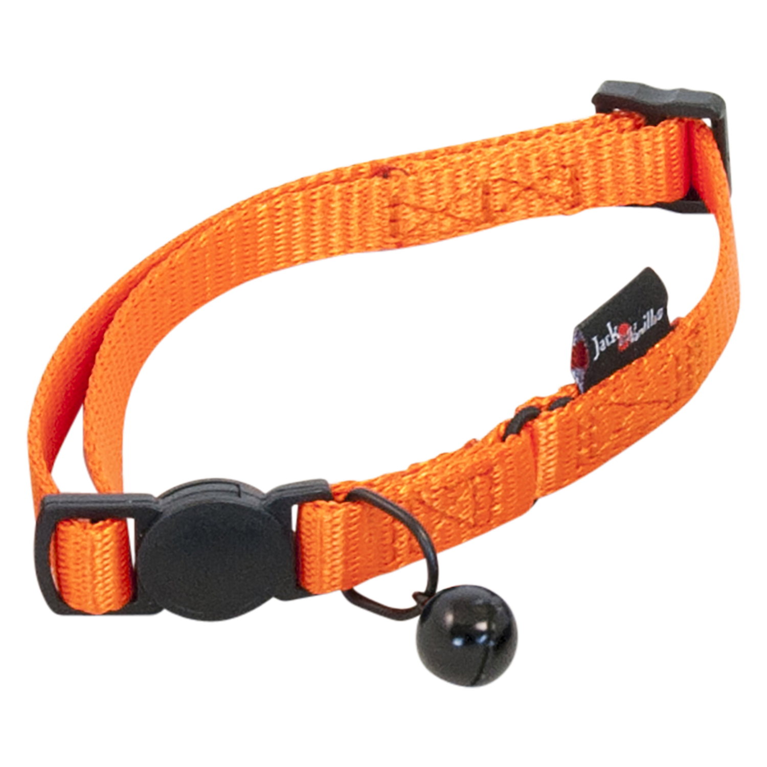JV NYLON Kattenhalsband Oranje-10mmx24-35cm Oranje