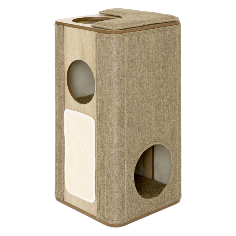 JV MOLLY Kattenmeubel Tower Bruin-38x38x73cm