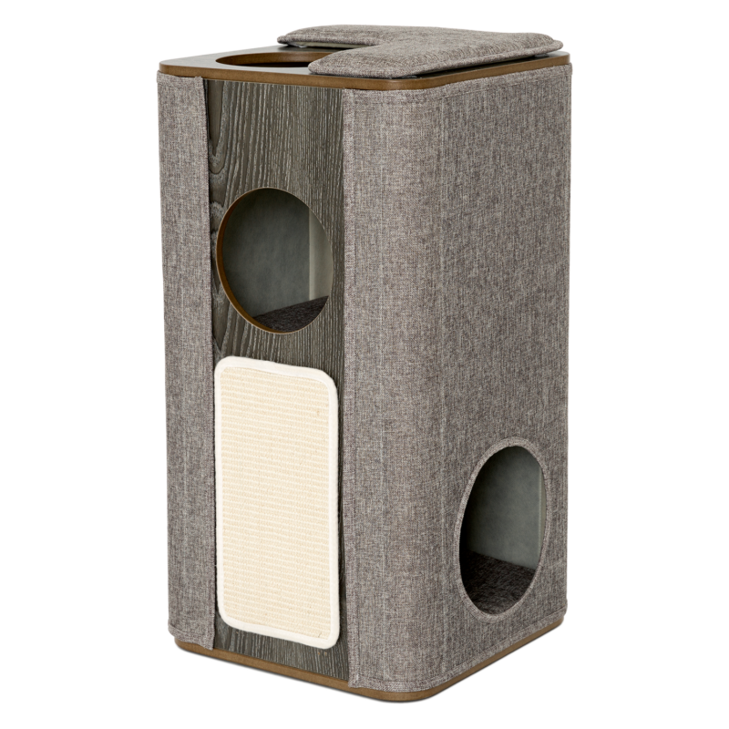 JV MOLLY Kattenmeubel Tower Grijs-38x38x73cm