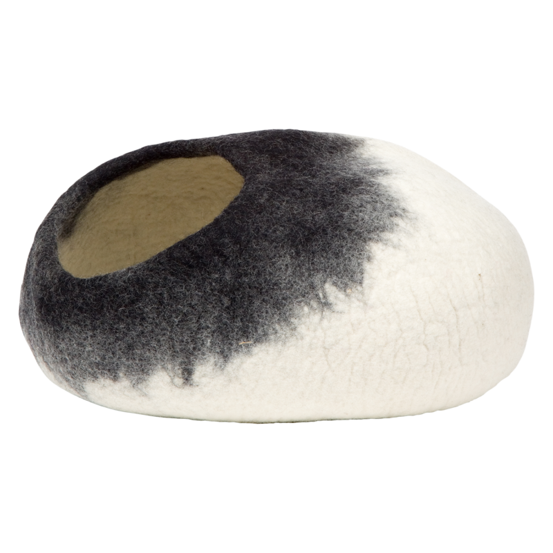 DDKC Grot Ombre Wit/Zwart-50x36x25cm