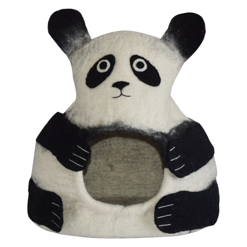 DDKC Grot Panda Zwart/Wit-36x34x30cm