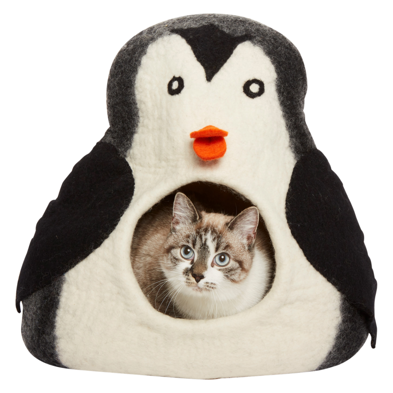 DDKC Grot Pinguïn Zwart/Wit-36x34x30cm