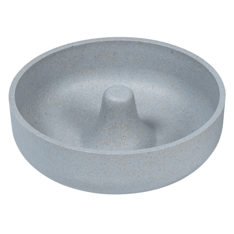 JV BON APPETIT Bamboe Kom Slow Feed Easy Blauw-890ml Ø17cm