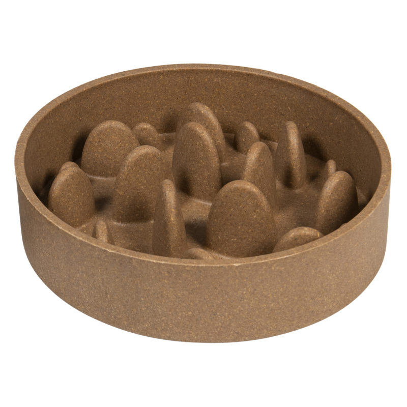 JV BON APPETIT Bamboe Kom Slow Feed Hard Beige-1430ml Ø21cm