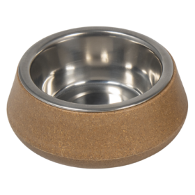 JV BON APPETIT Bamboe Kom met Inox Beige-450ml Ø14cm