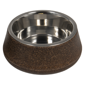 JV BON APPETIT Bamboe Kom met Inox Bruin-850ml Ø17cm