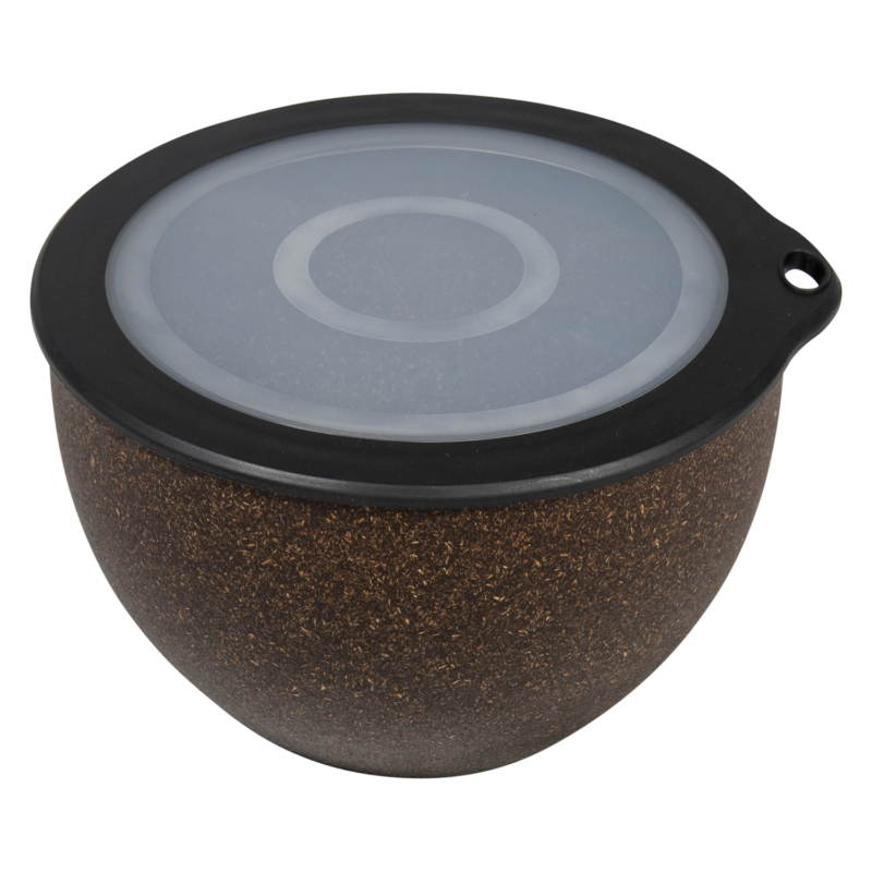 JV BON APPETIT Bamboe Kom met Deksel Bruin-1650ml Ø17cm