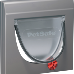 PS Staywell Kattenluik 4 man. sluitpos. Grijs-22,3x22,3cm
