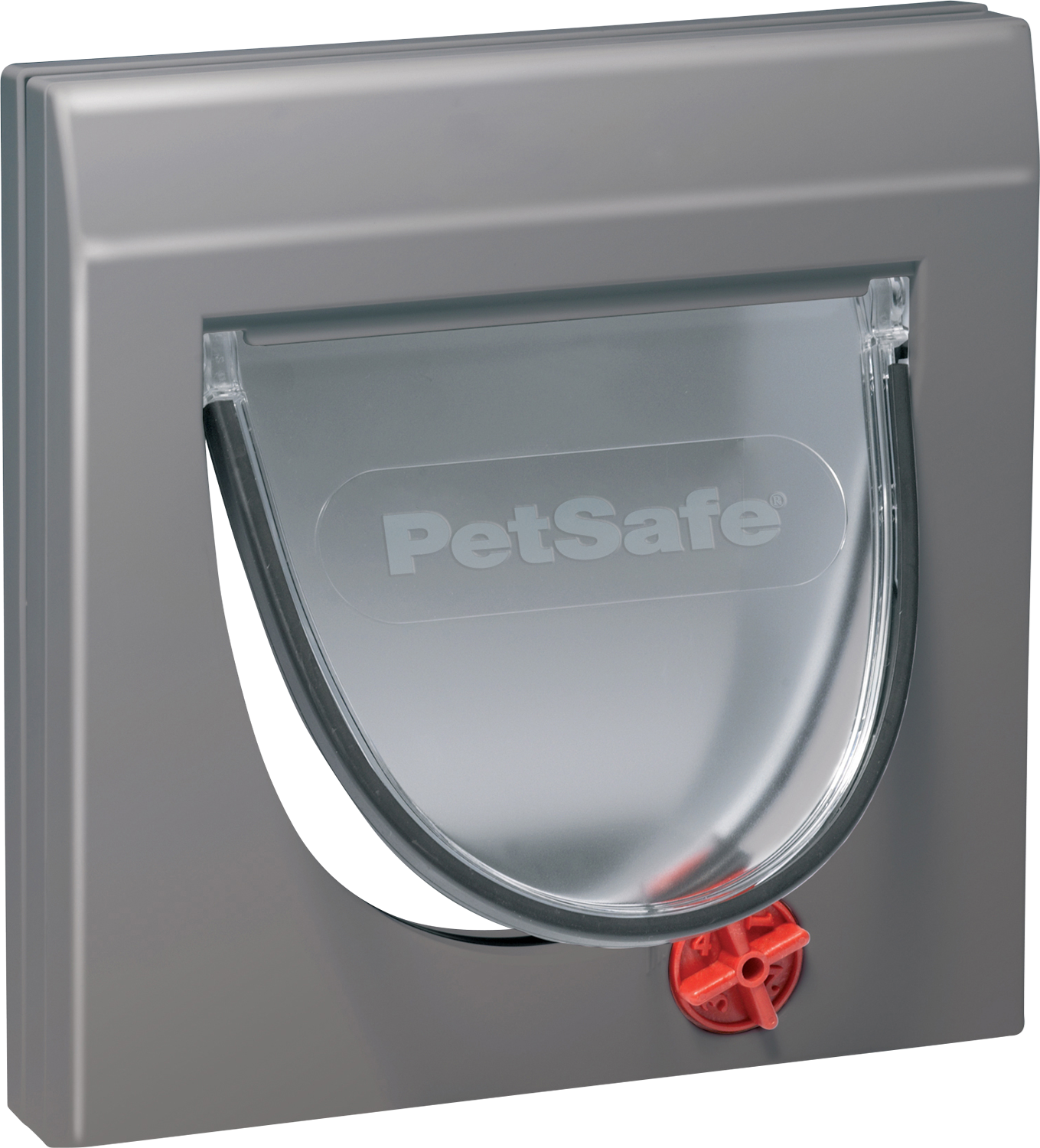 PS Staywell Kattenluik 4 man. sluitpos. Grijs-22,3x22,3cm