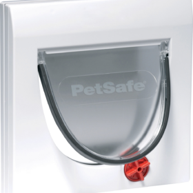 PS Staywell Kattenluik 4 man. sluitpos. Wit-22,3x22,3cm