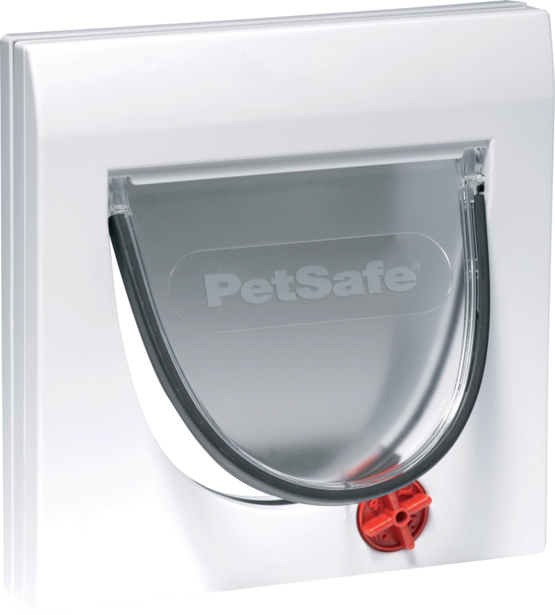 PS Staywell Kattenluik 4 man. sluitpos. Wit-22,3x22,3cm