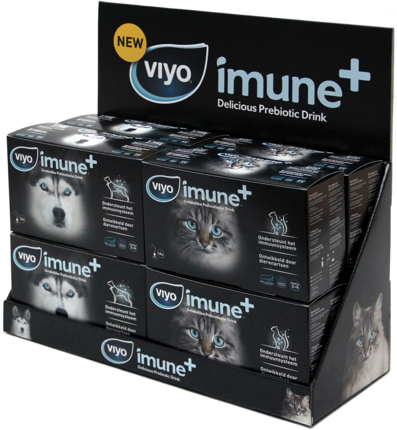 Imune+ Counter Display Kat/Hond - 4-4 doosjes
