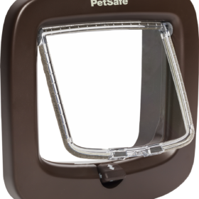 PETSAFE Kattenluik 4 man Sluitposities Bruin-21,9x21,9cm