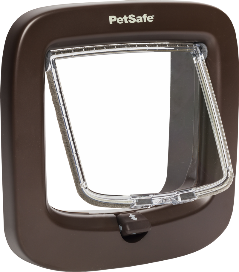 PETSAFE Kattenluik 4 man Sluitposities Bruin-21,9x21,9cm