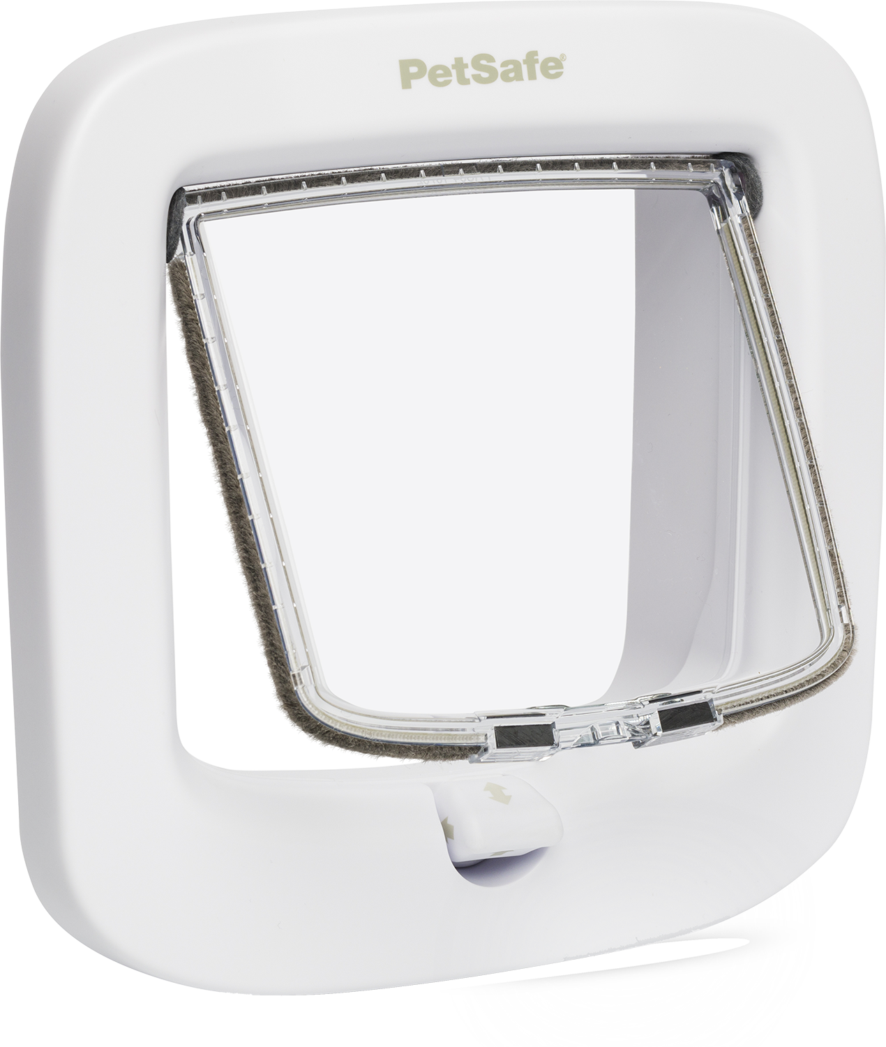 PETSAFE Kattenluik met 4 man Sluitposities Wit-21,9x21,9cm