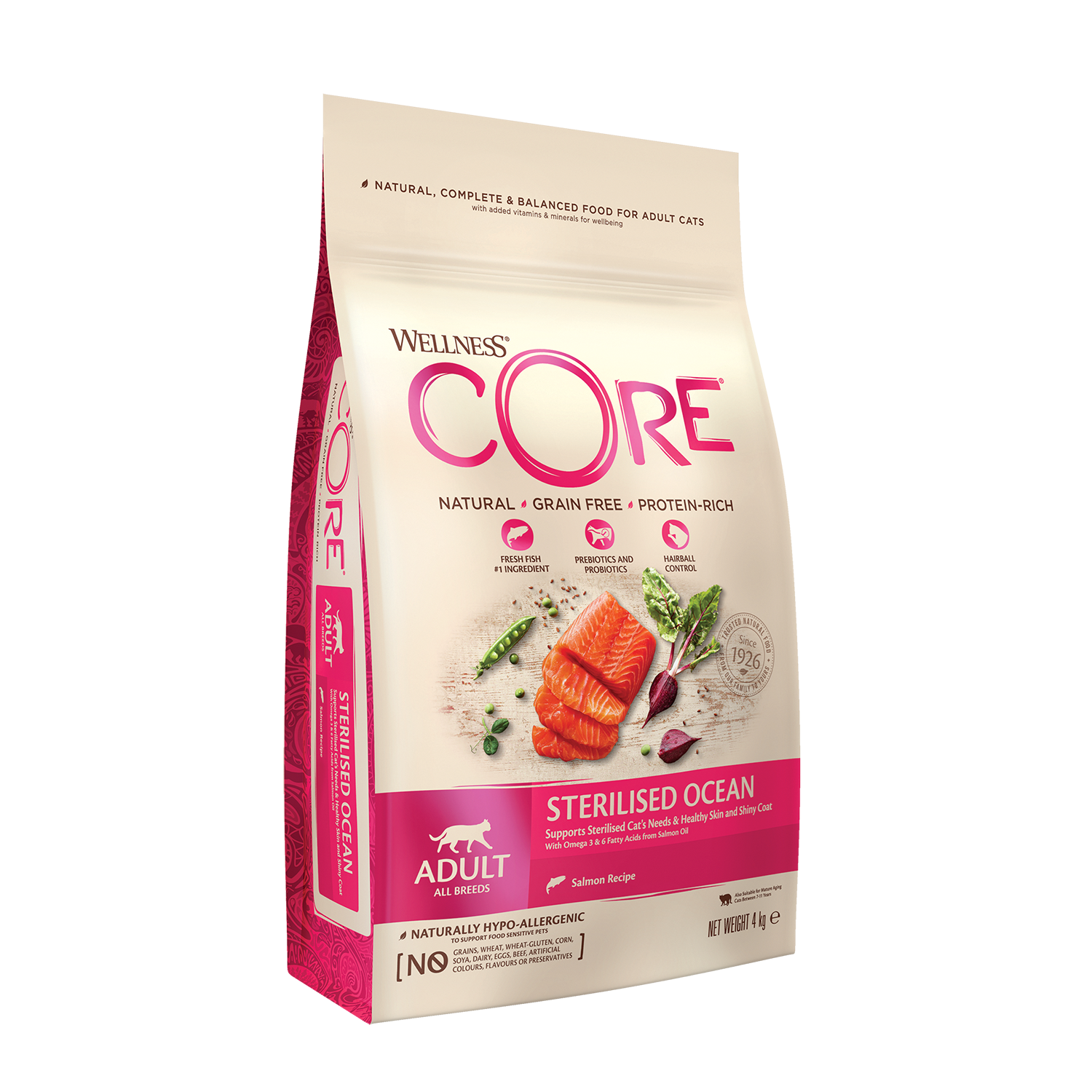 Well Core Kat Dry Droogvoer-Zalm-4kg