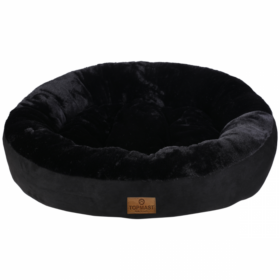 Topmast Comfort Donut - Supersoft Kattenmand - Zwart - 130 x 95 x 22 cm