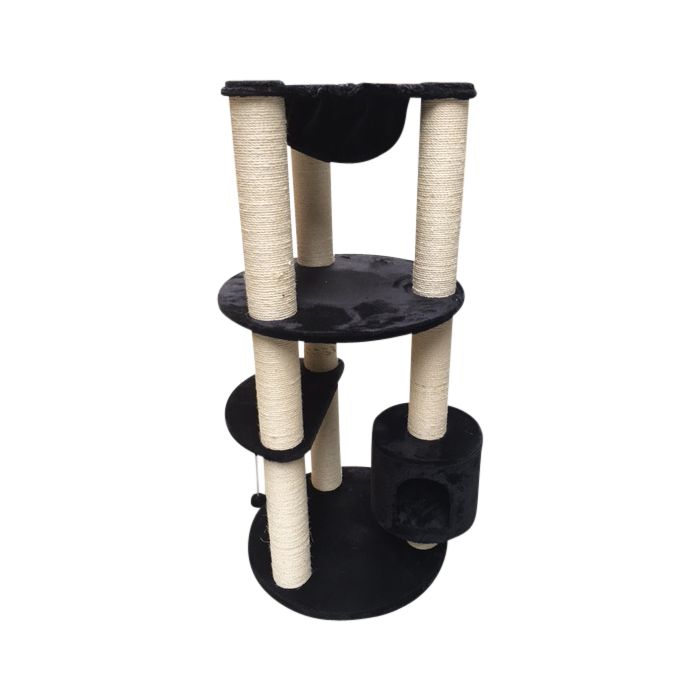 Topmast Heavy Krabpaal Alexandra Zwart 70 x 70 x 146 cm - Palen 12 cm Dik !