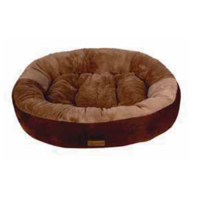 Topmast Comfort Donut - Supersoft Kattenmand - Bruin - 130 x 95 x 22 cm