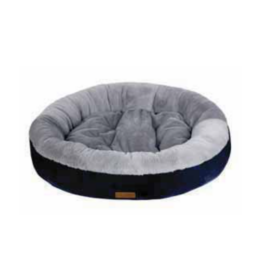 Topmast Comfort Donut - Supersoft Kattenmand - Blauw Grijs - 130 x 95 x 22 cm