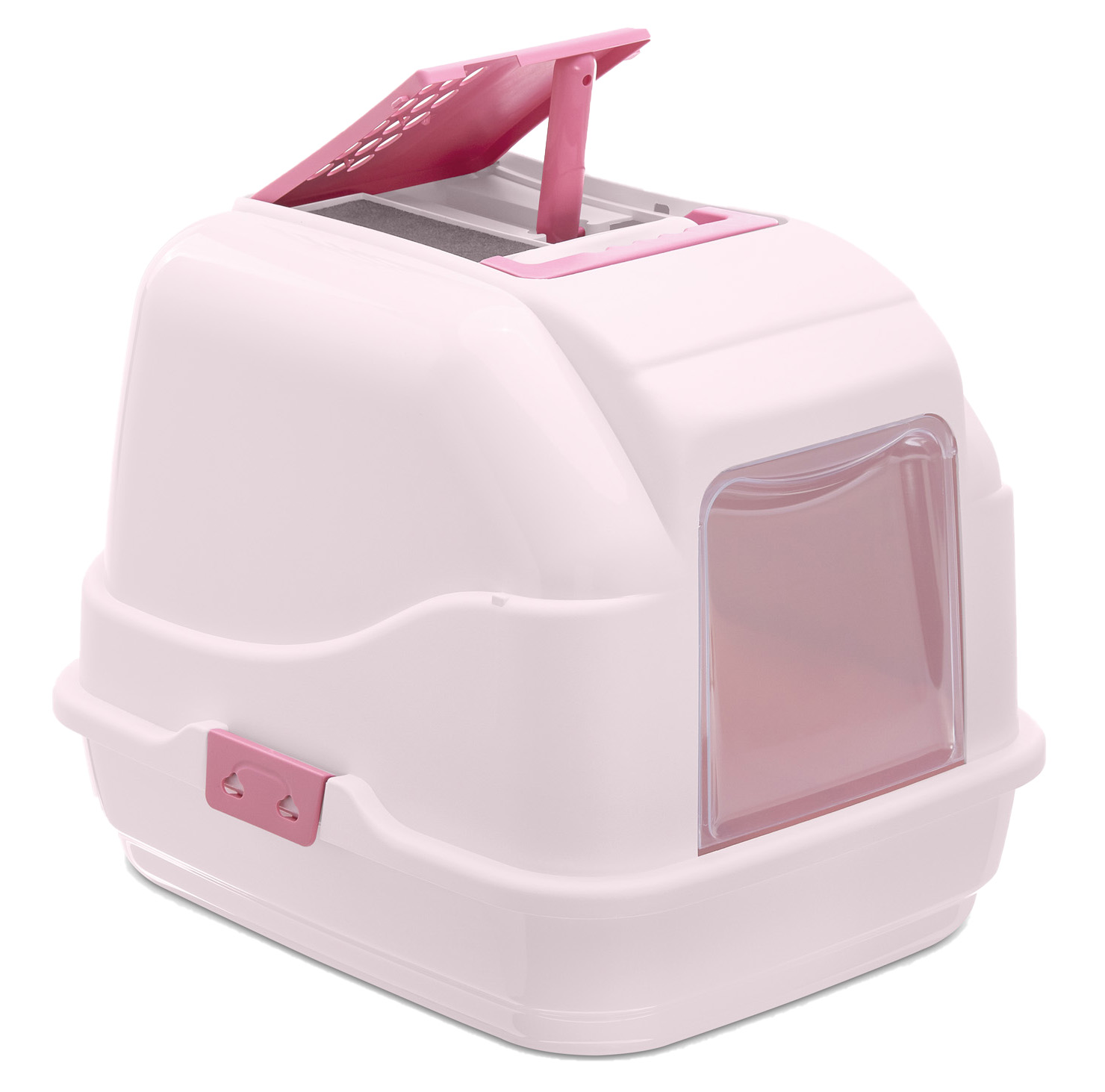 Imac kattenbak easy cat roze 50X40X40 CM
