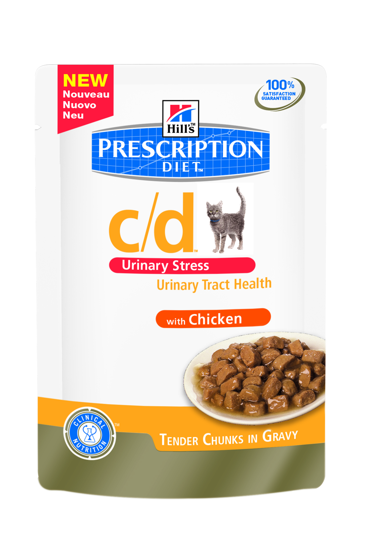 Hill's feline c/d urinary stress kip 12X85 GR