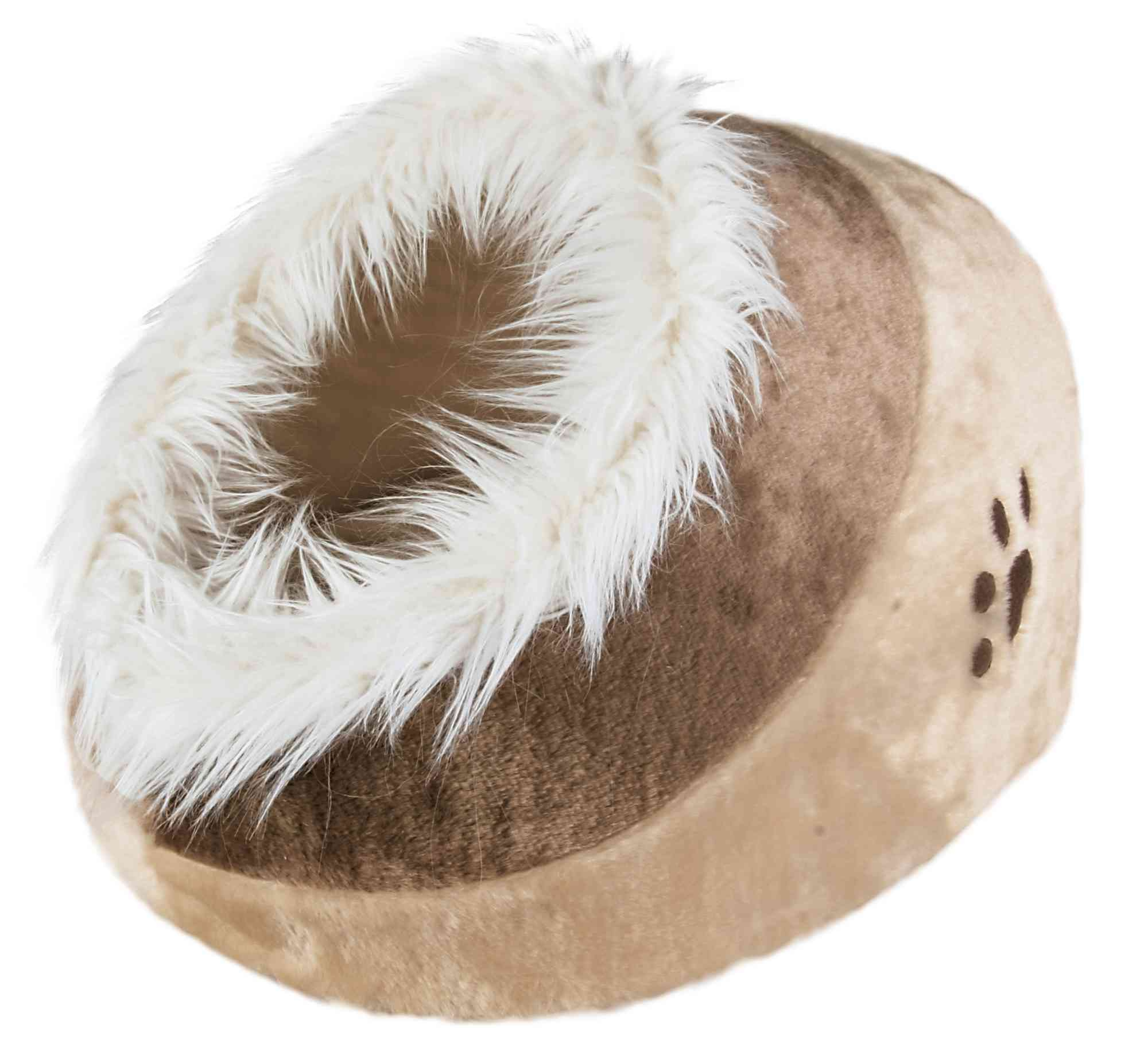 Trixie kattenmand iglo minou beige / bruin 41X35X26 CM