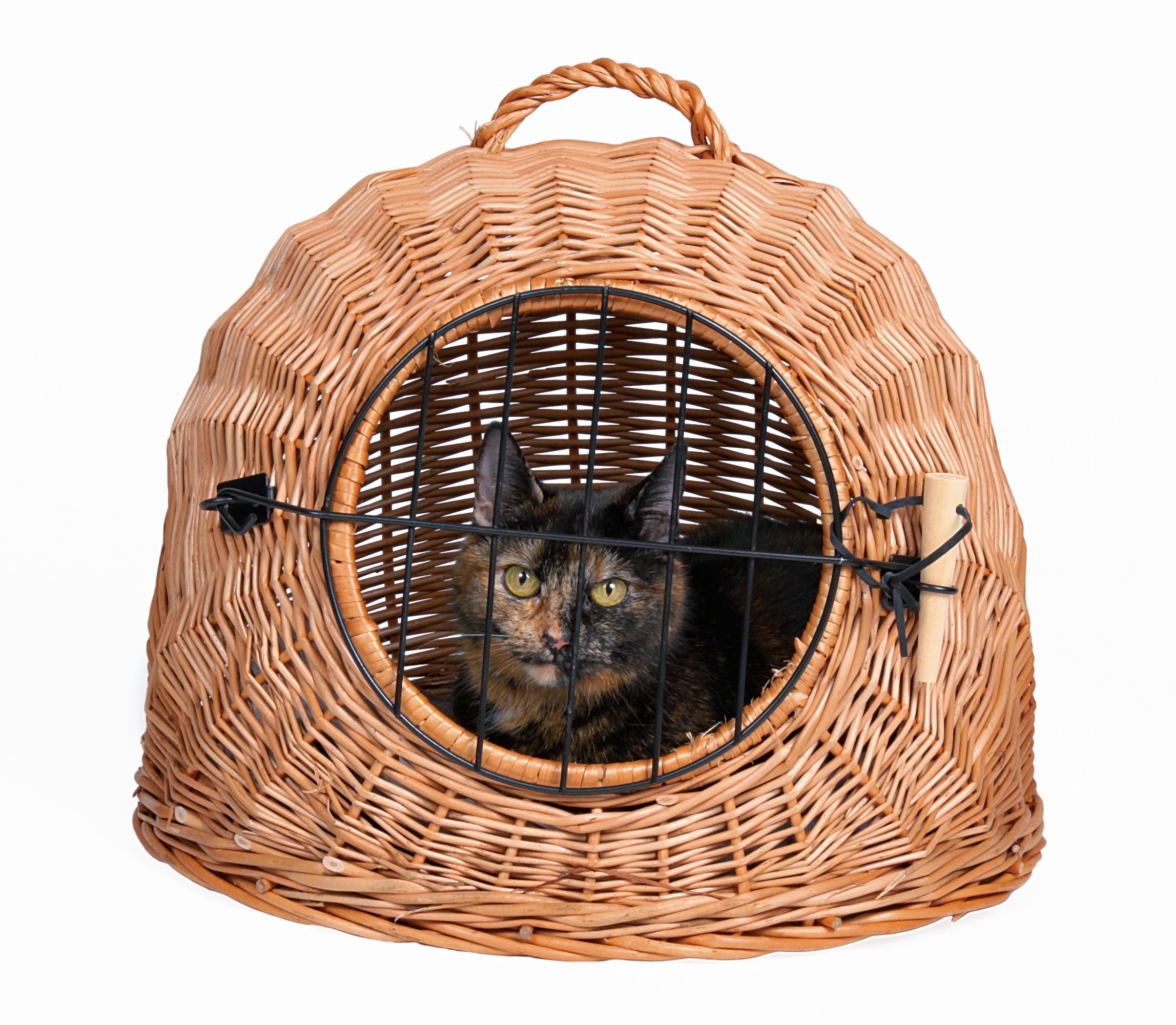 Trixie rotan kattenmand met deur o 50CM