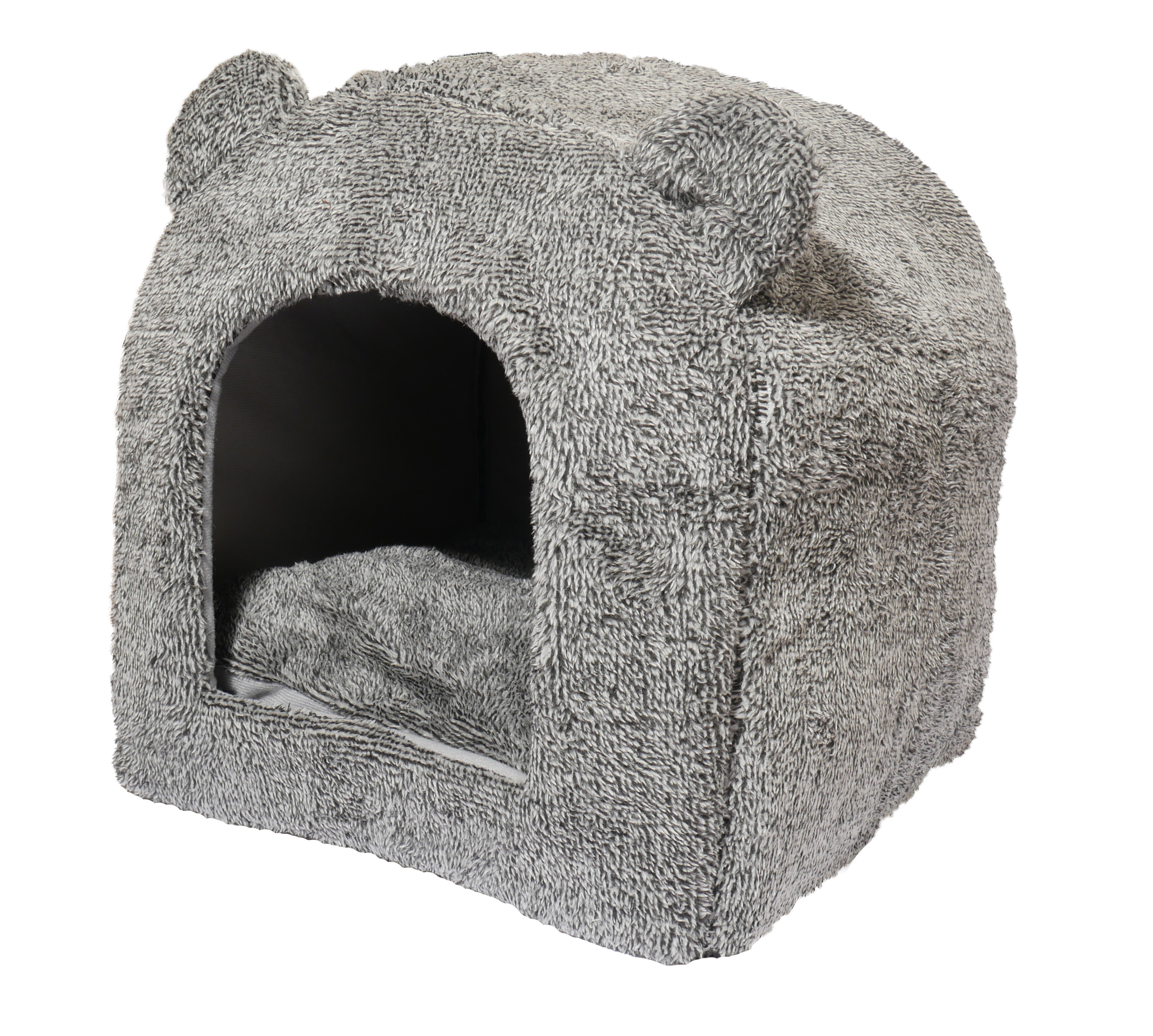 Rosewood kattenmand iglo teddy grijs 38X38X40 CM