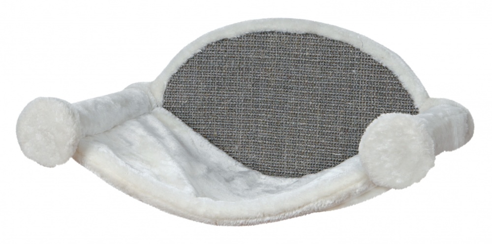 Trixie kattenmand hangmat voor aan de muur wit / grijs 54X28X33 CM