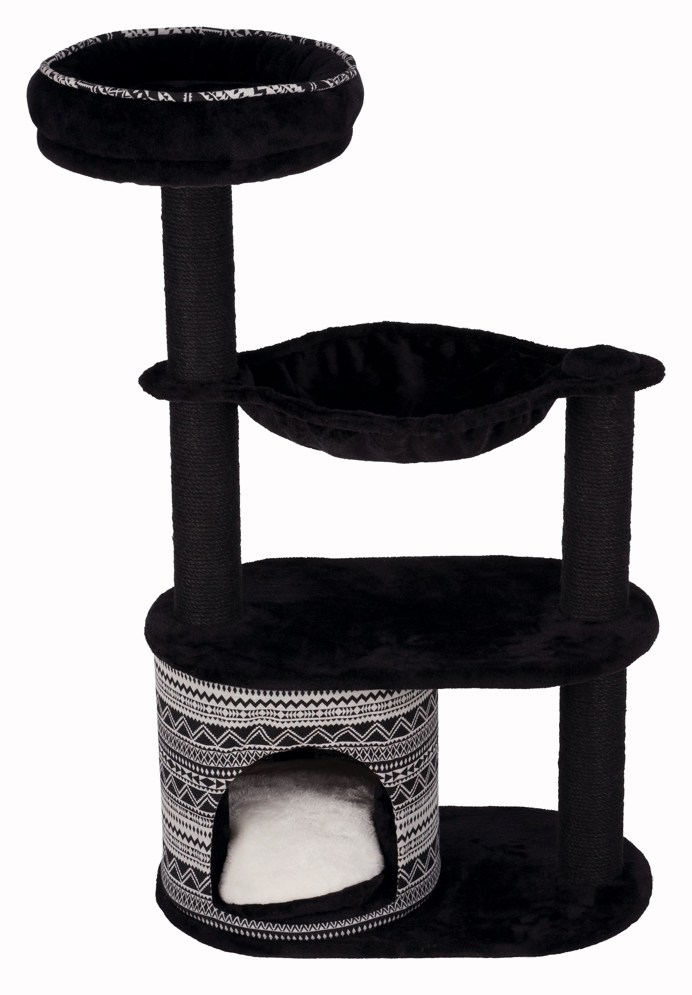 Trixie krabpaal giada zwart / wit 65X38112 CM
