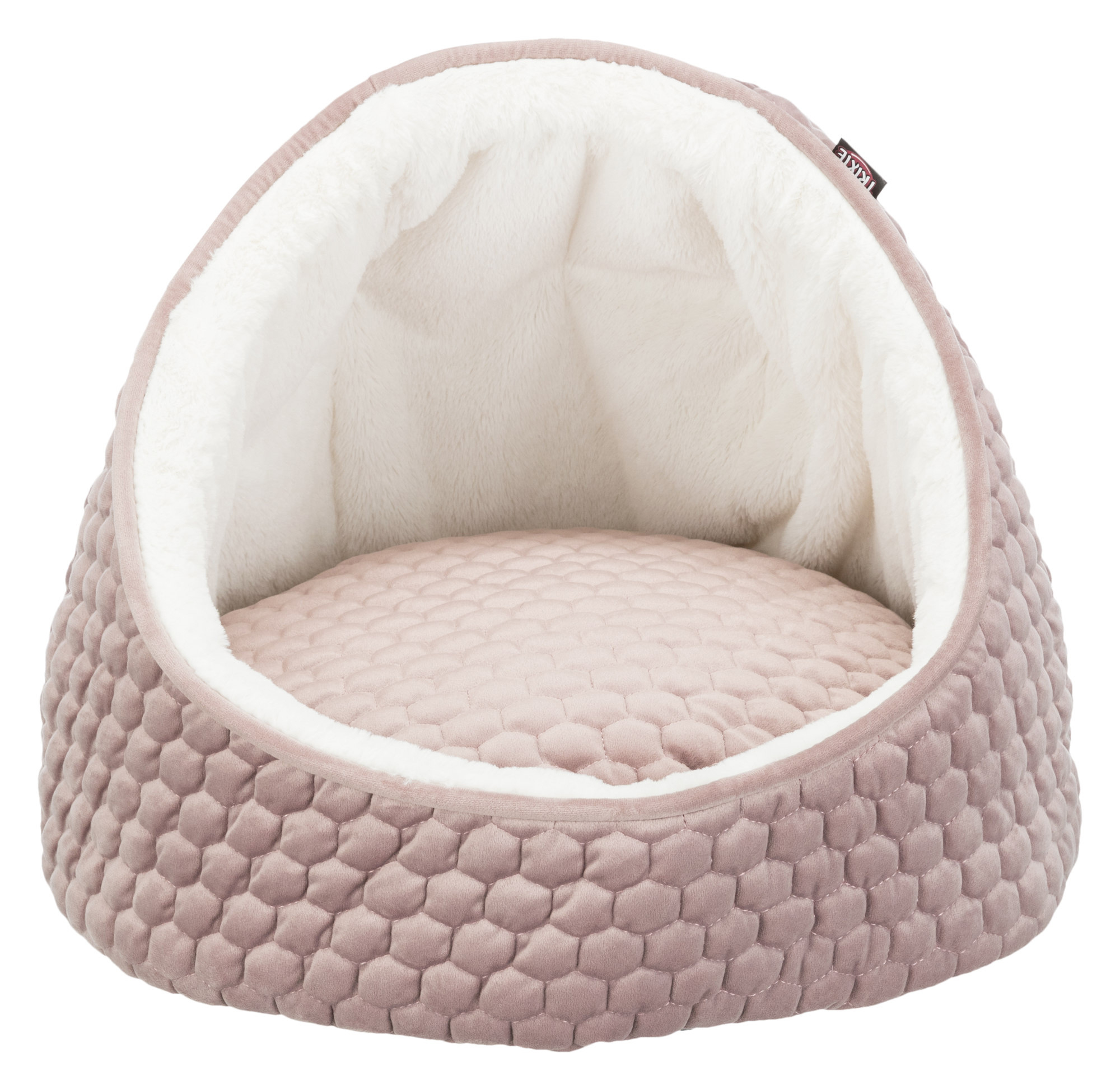 Trixie kattenmand iglo livia roze / creme 45X45X33 CM
