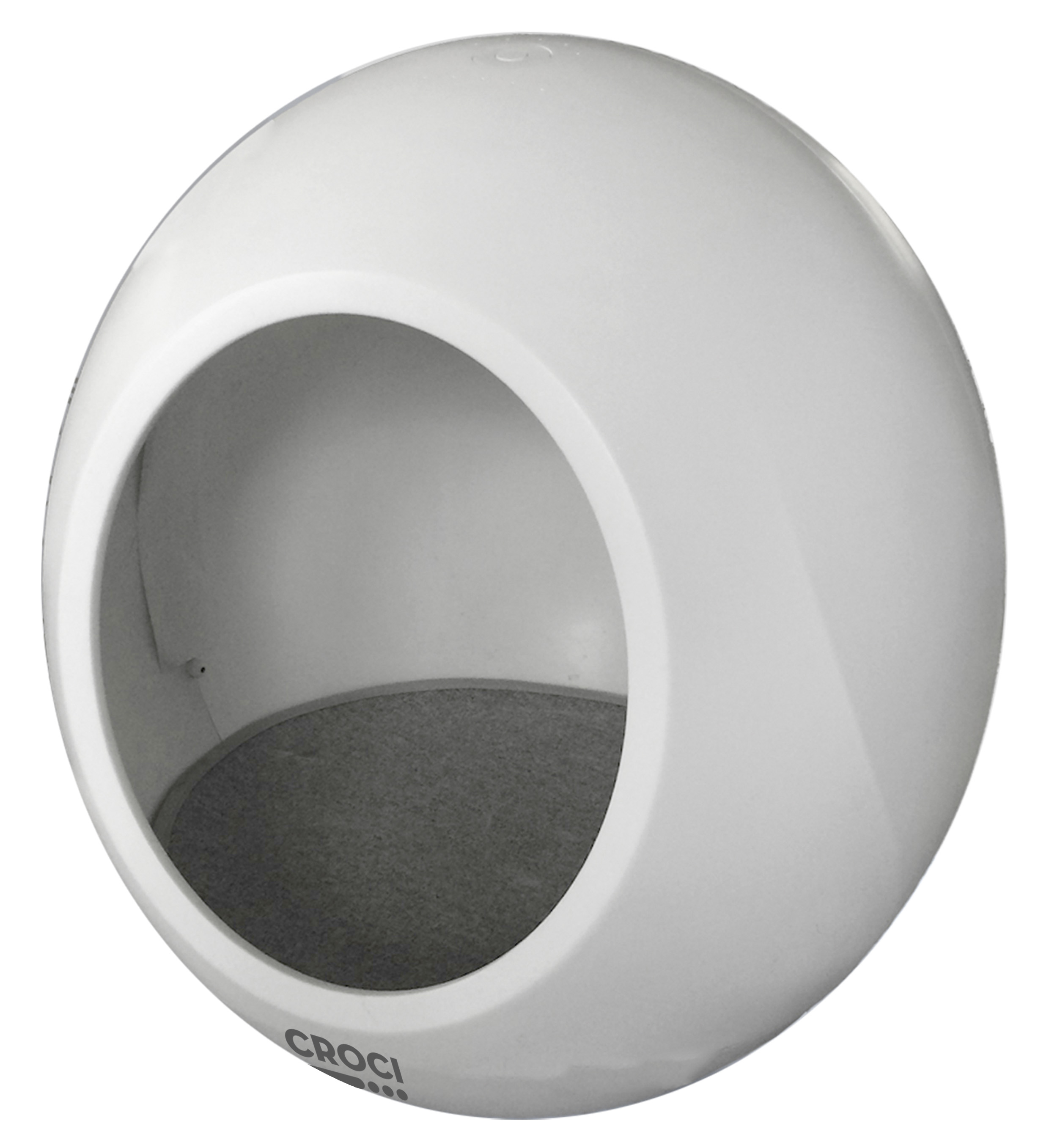 Croci kattenmand huis domus wit 43X43X45.5 CM