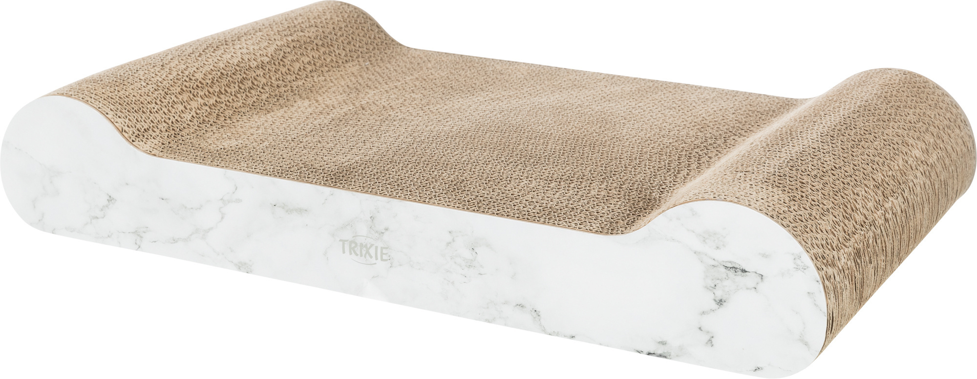 Trixie krabmat karton xxl marmer print lichtgrijs 64X37X11 CM